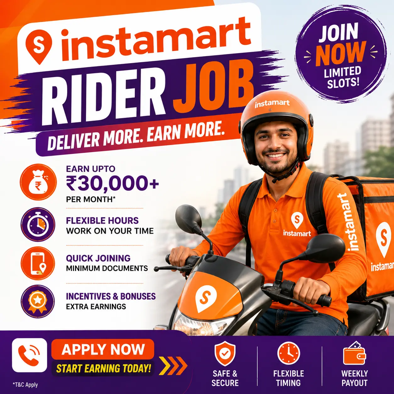 Instamart delivery jobs
